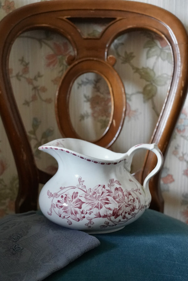 Petit broc ancien Creil et Montereau/vase/pichet/cruche