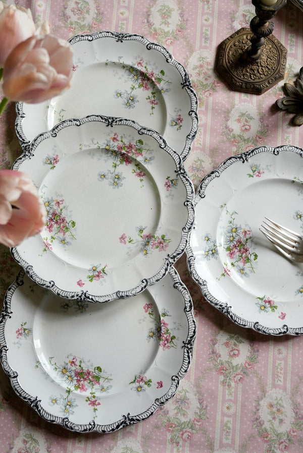 4 E.Bourgeois dinner plates