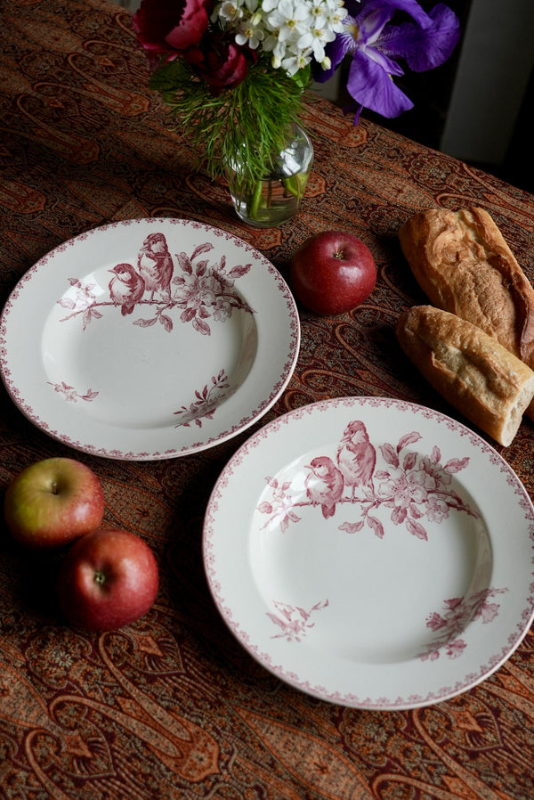 2 assiettes creuses Sarreguemines Favori